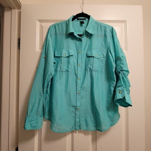 Lauren by Ralph Lauren shirt size L - Picture 1 of 9